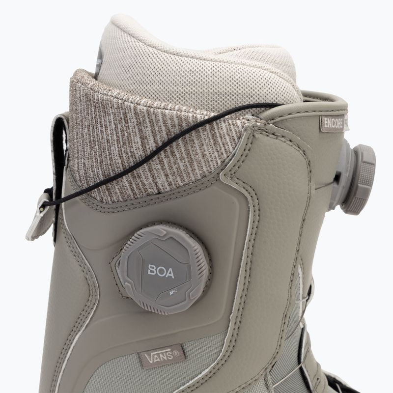 Women's snowboard boots Vans Encore Pro khaki/white 8