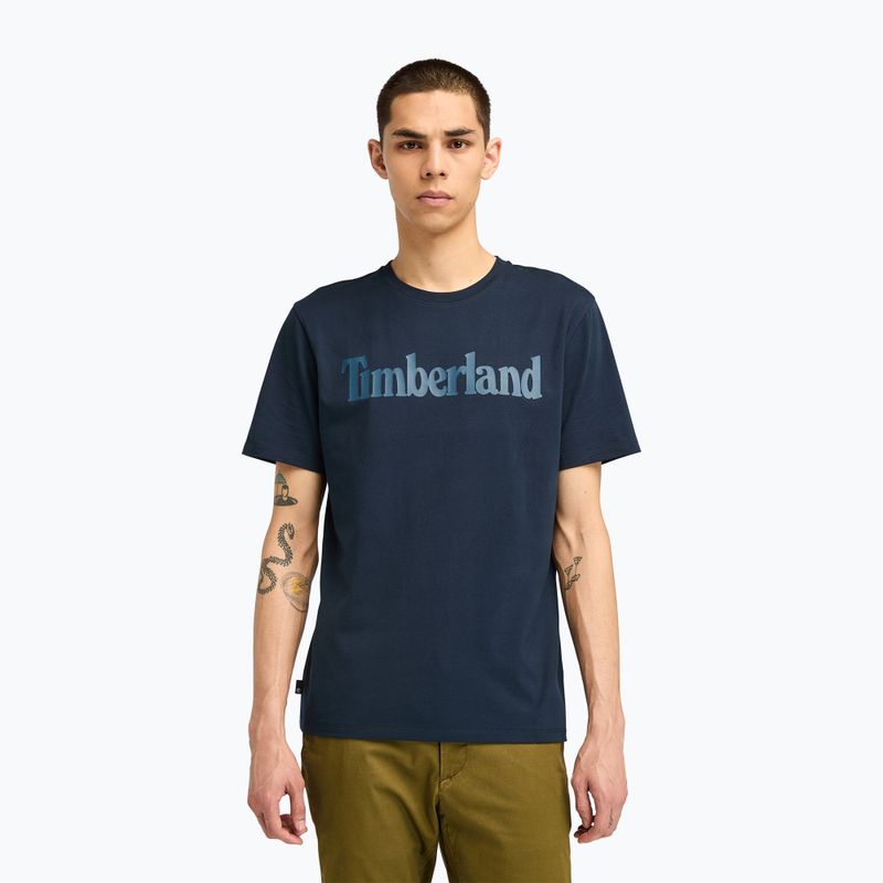 Men's Timberland Tfo Wordmark Logo dark sapphire/dark denim T-shirt