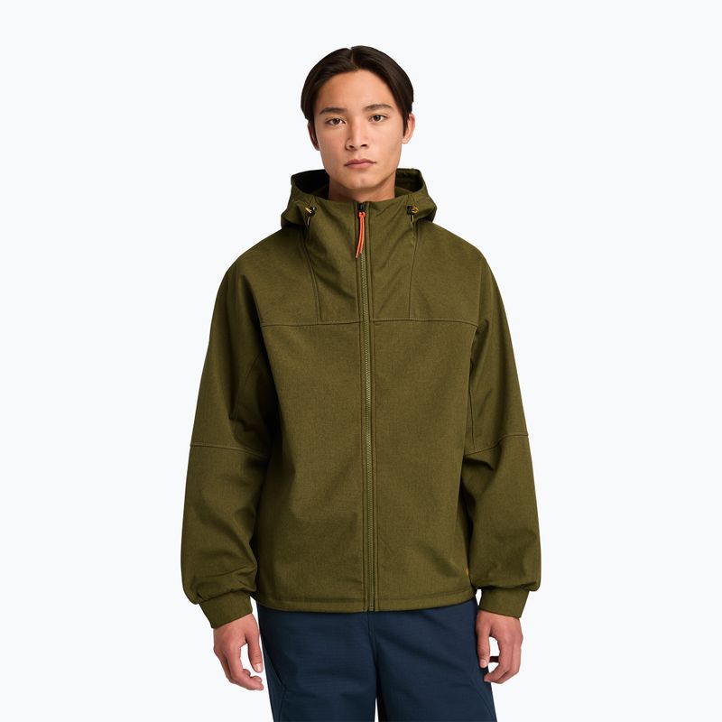 Men's Timberland Softshell Hooded jacket dark olive