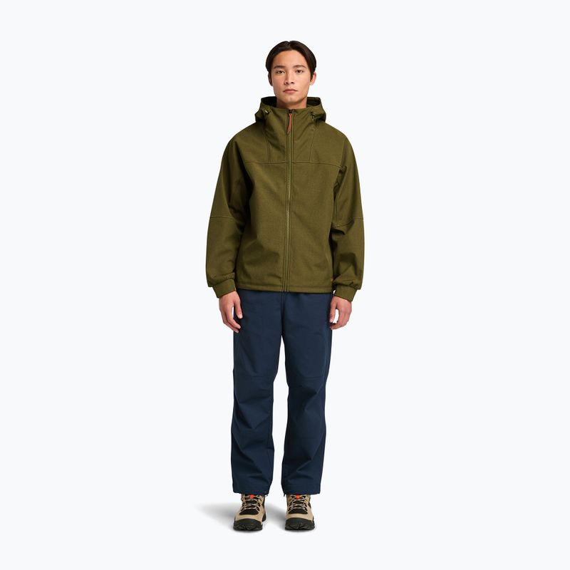 Men's Timberland Softshell Hooded jacket dark olive 2