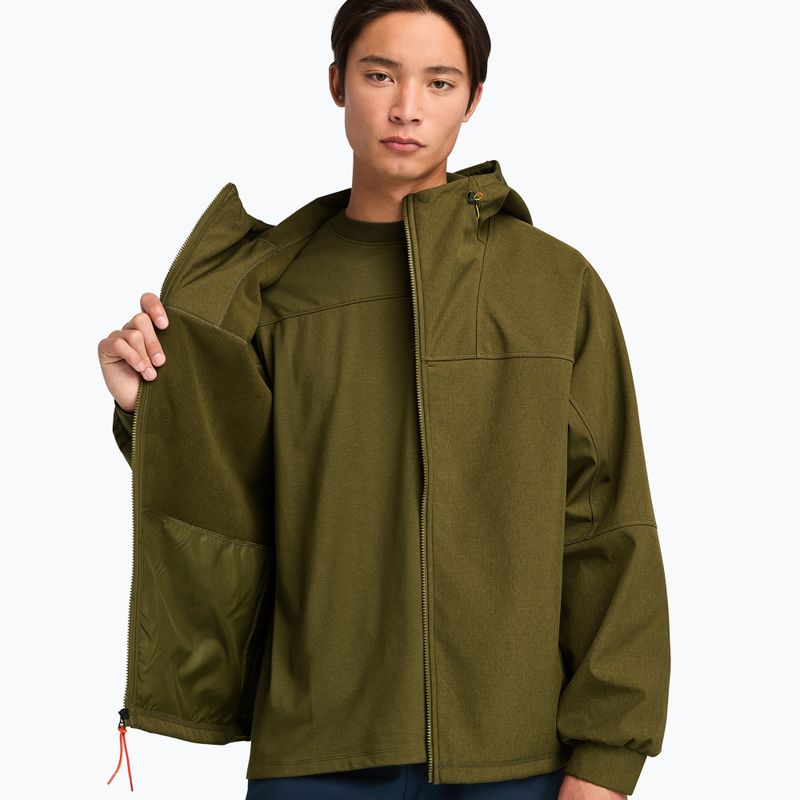 Men's Timberland Softshell Hooded jacket dark olive 4