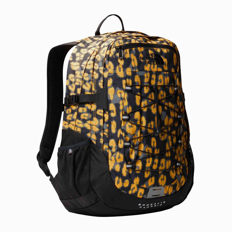 The North Face Borealis Classic 29 l summit gold leopard print hiking backpack