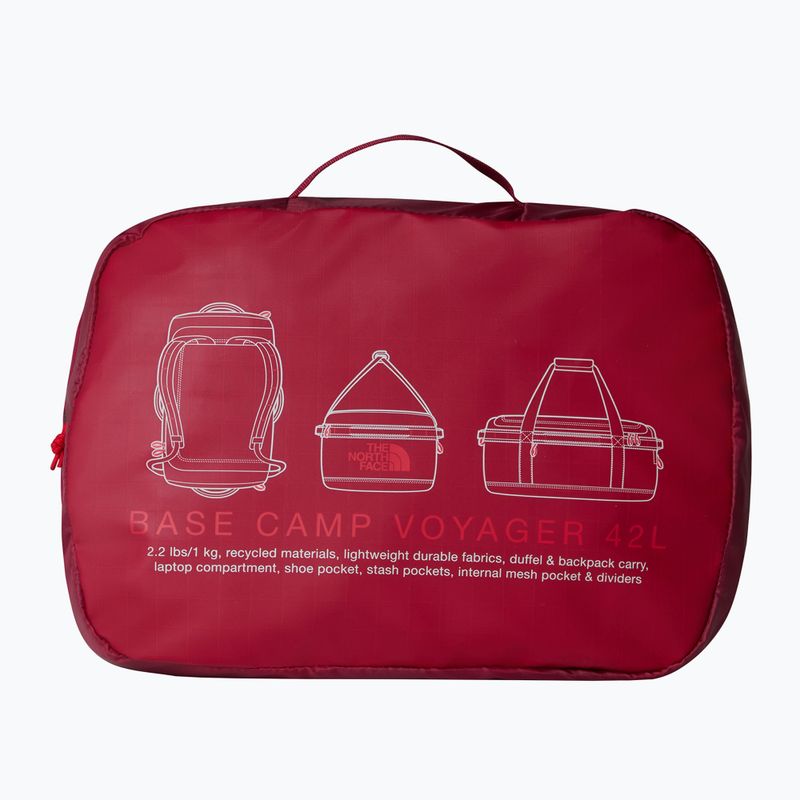 The North Face Base Camp Voyager Duffel 42 l beetroot/red travel bag 4