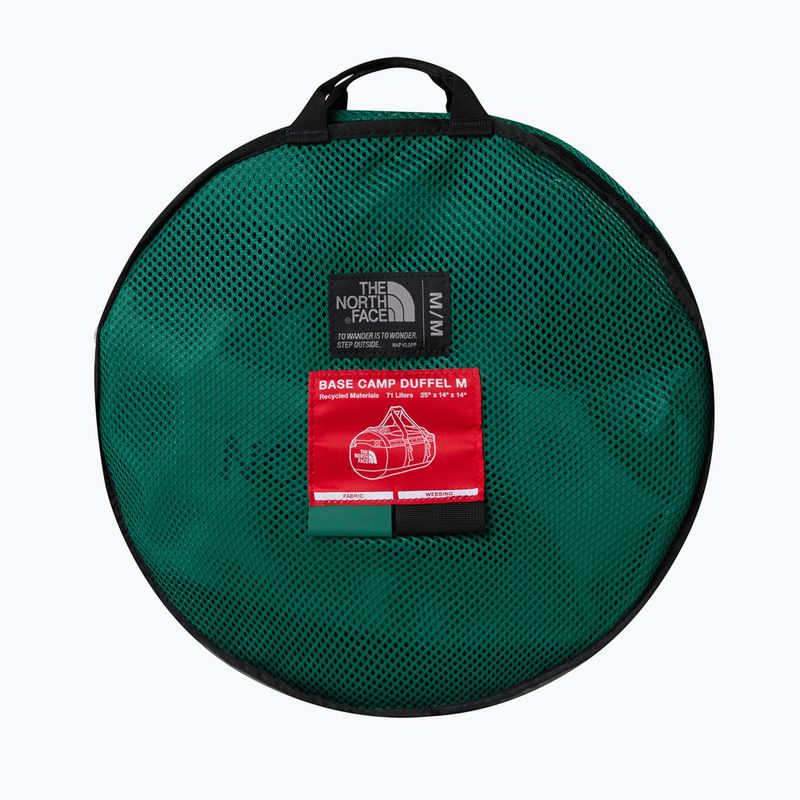 The North Face Base Camp Duffel M 71 l evergreen/black travel bag 2