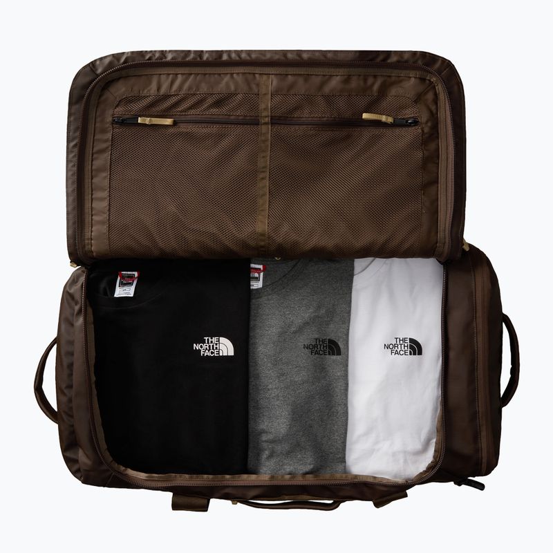 The North Face Base Camp Voyager Duffel 62 l smokey brown/khaki stone travel bag 5
