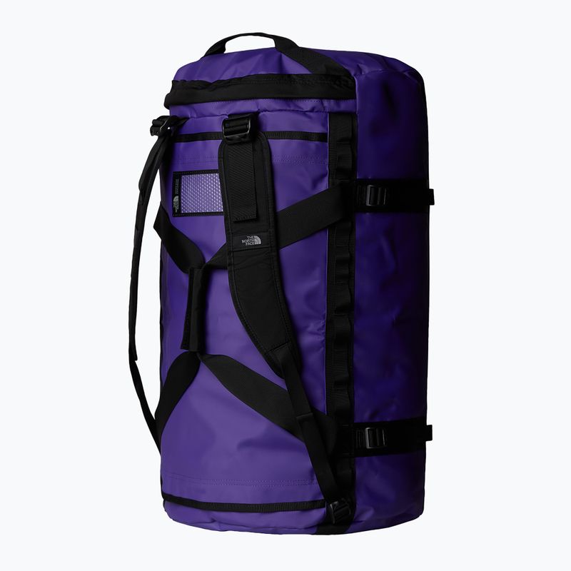 The North Face Base Camp Duffel L 95 l peak purple/black travel bag 2