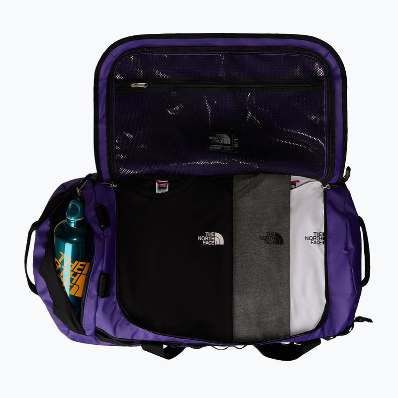 The North Face Base Camp Duffel L 95 l peak purple/black travel bag 4