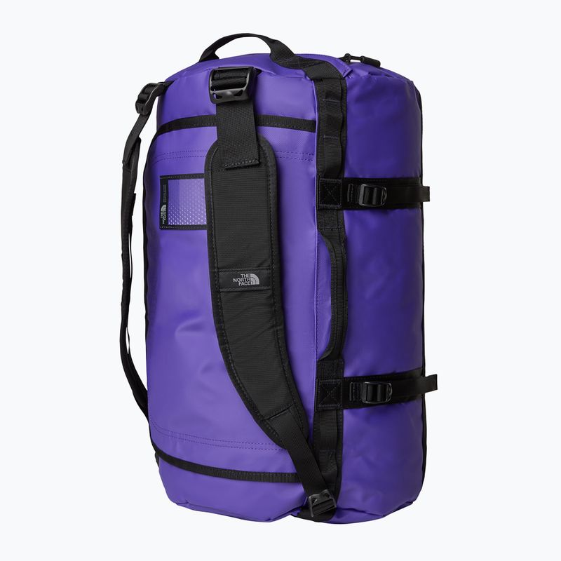 The North Face Base Camp Duffel S 50 l peak purple/black travel bag 2