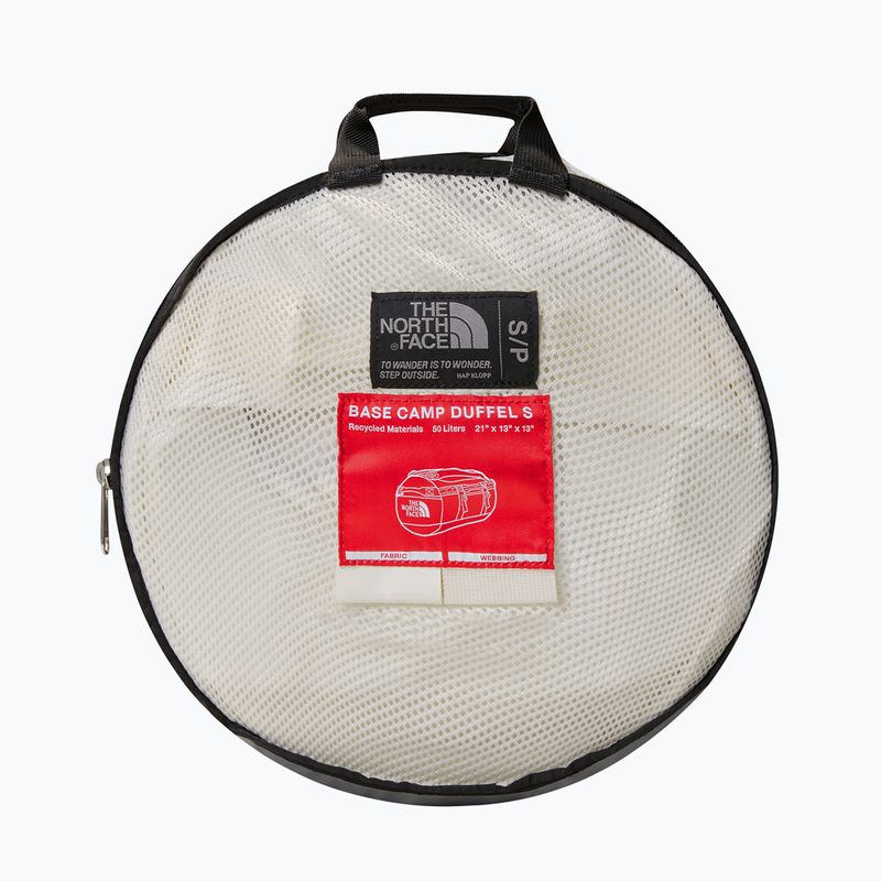 The North Face Base Camp Duffel S 50 l white dune/white travel bag 3