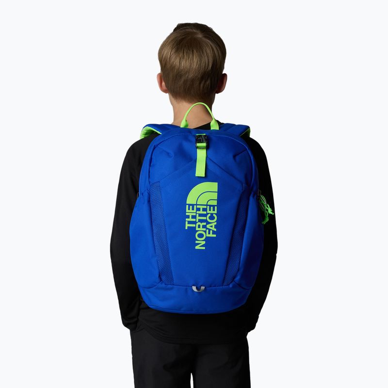 The North Face Mini Explorer 10 l blue/safety green children's urban backpack 6