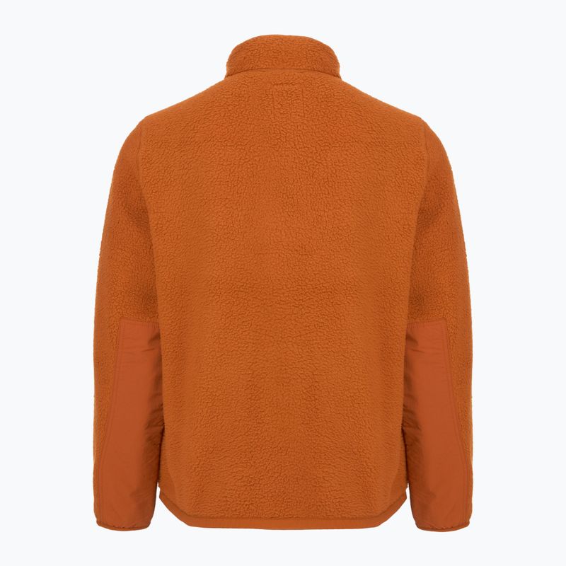 Men's Timberland Sherpa Mix Media Fleece umber sweatshirt 2