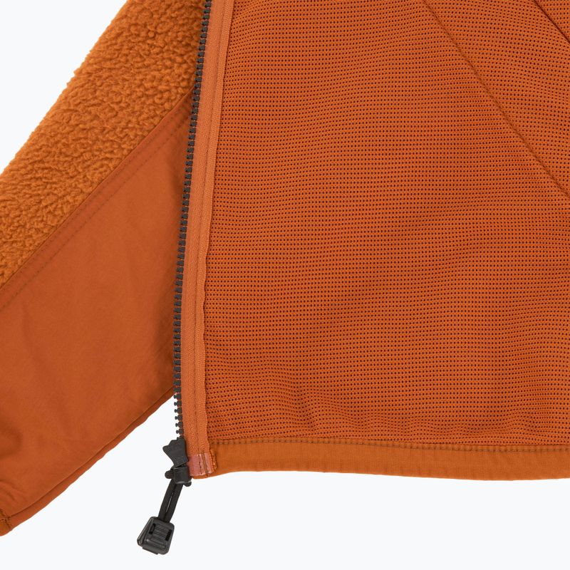 Men's Timberland Sherpa Mix Media Fleece umber sweatshirt 5