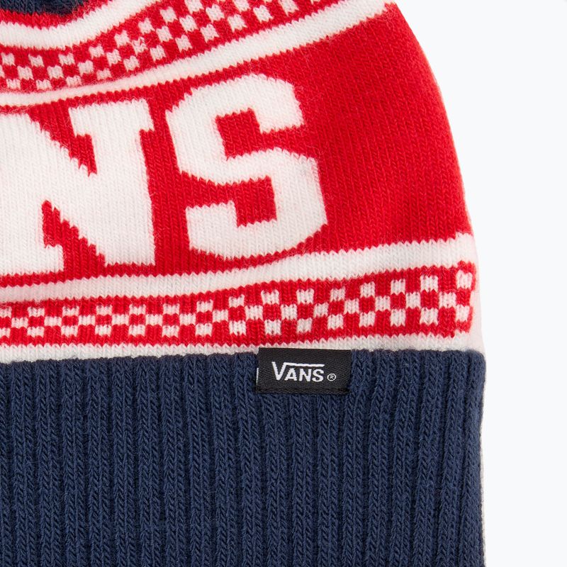 Vans winter beanie Vans Check Pom Beanie dress blues 3