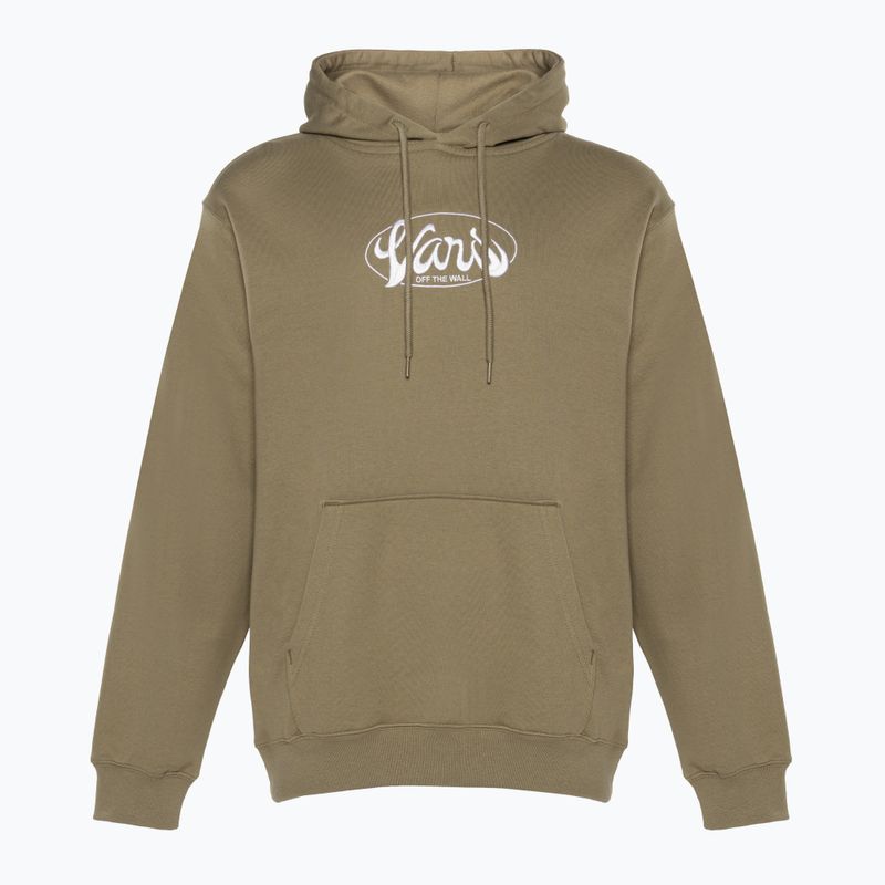 Men's Vans Global Line Loose Pullover sweatshirt desert taupe
