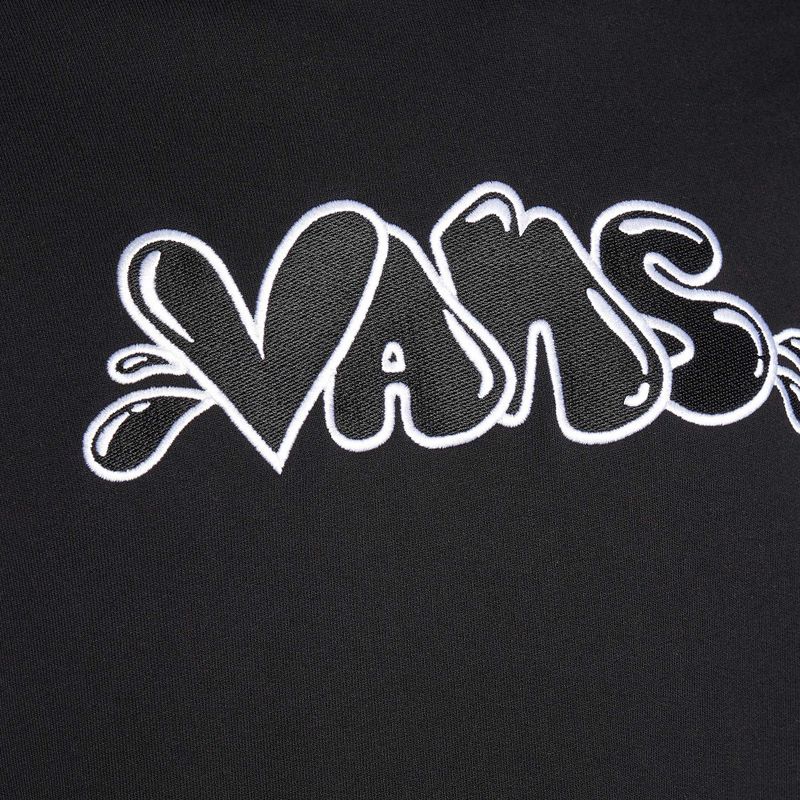 Men's Vans Caps Loose Pullover sweatshirt black 3