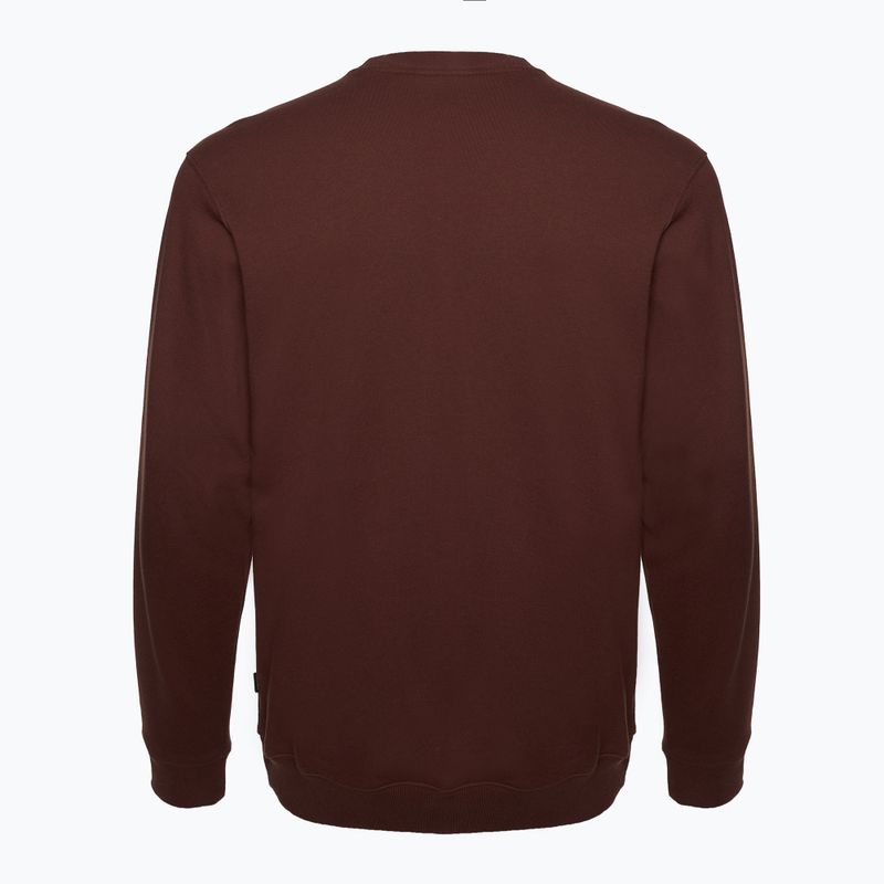 Men's Vans Style Guy Loose Crew sweatshirt bitter chocolate 2