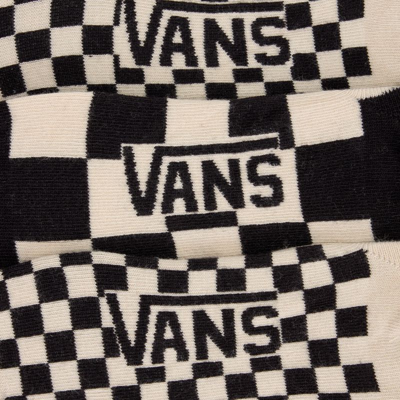 Women's Vans Checker Canoodle socks 3 pairs black 6