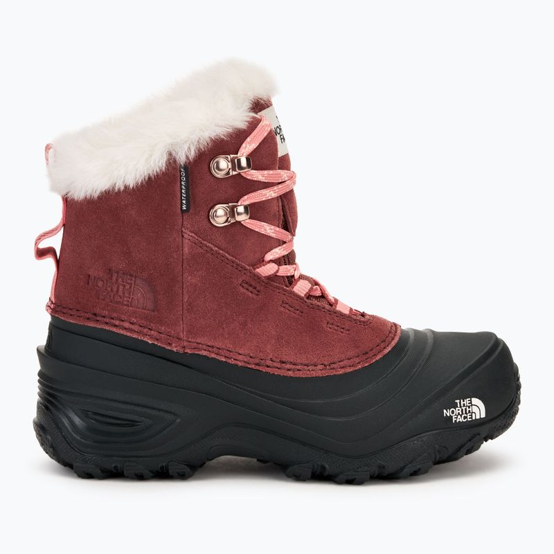 The North Face Shellista V Lace WP children's snow boots canyon dust/terracotta 2