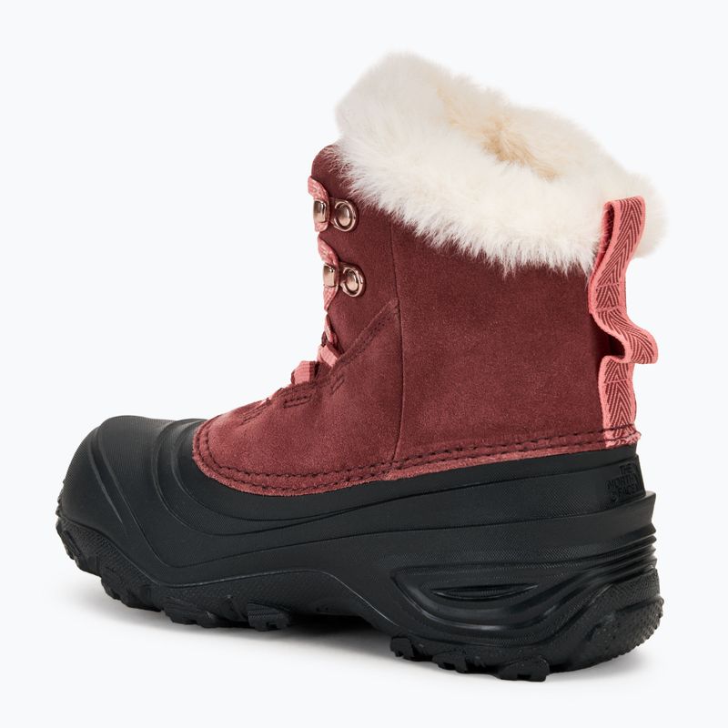 The North Face Shellista V Lace WP children's snow boots canyon dust/terracotta 3