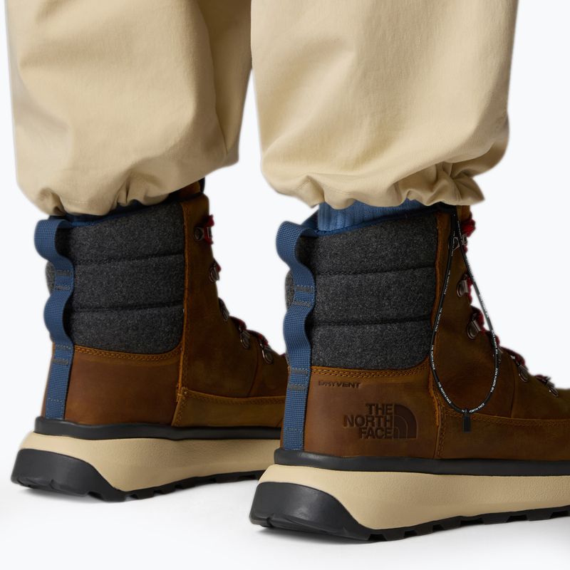 Men's snow boots The North Face Bergen Leather WP timber tan/red 13