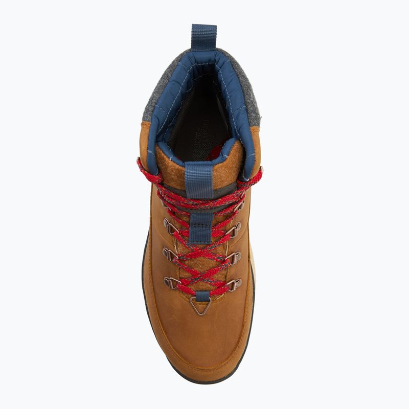 Men's snow boots The North Face Bergen Leather WP timber tan/red 5