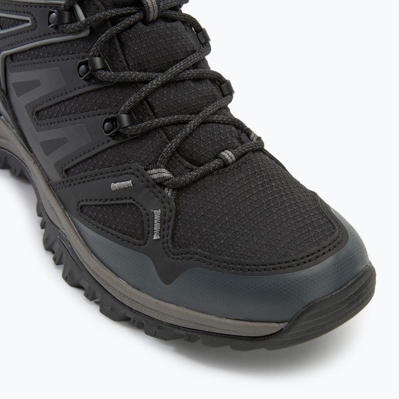 Men's trekking boots The North Face Hedgehog Mid Gore-Tex black / asphalt grey 7