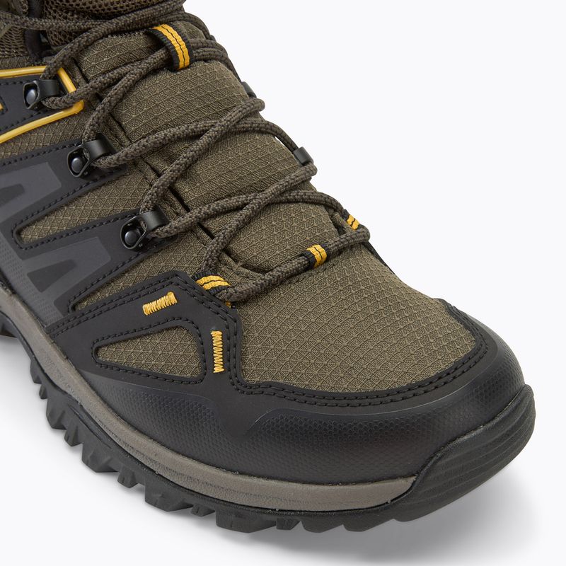 Men's trekking boots The North Face Hedgehog Mid Gore-Tex new taupe green / black 7