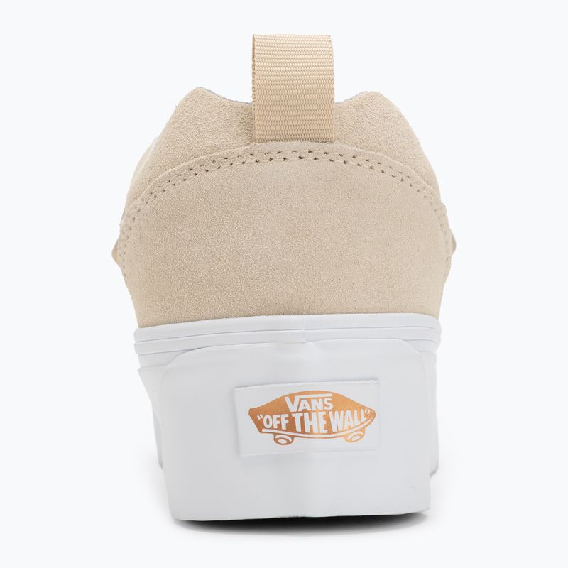 Vans Knu Stack High Shine gold shoes 6