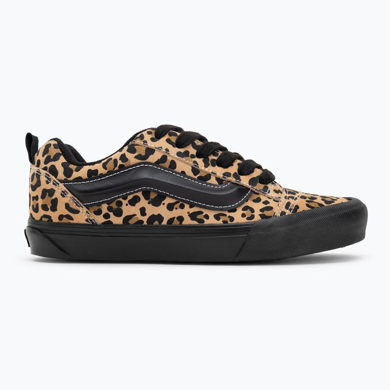 Vans Knu Skool leopard black shoes 2