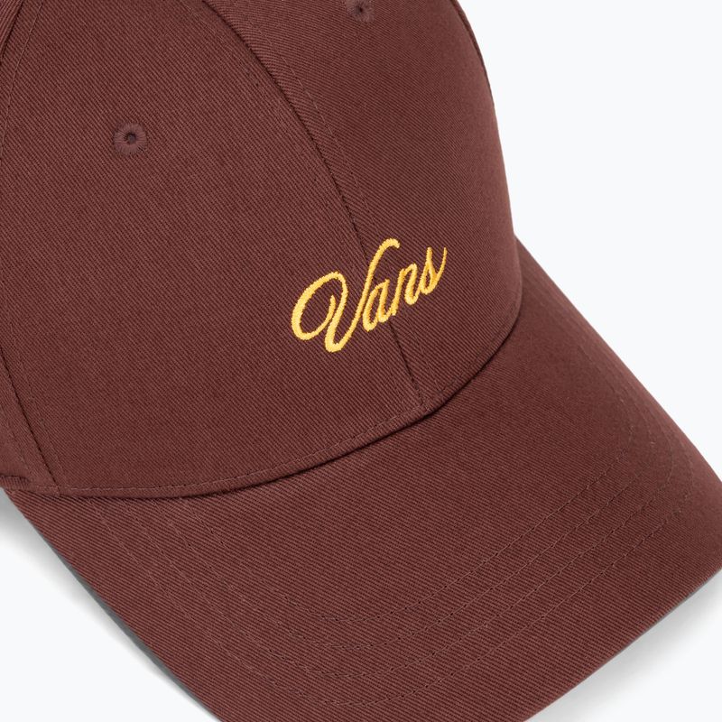 Vans Fresh Script Structured Jockey baseball cap bitter chocolate 3