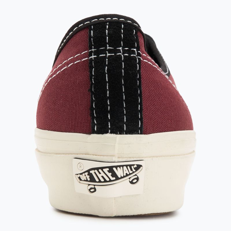 Vans LX Authentic Reissue 44 black toe/madder brown shoes 6