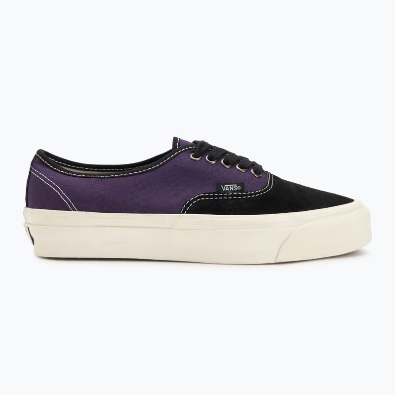 Vans LX Authentic Reissue 44 black toe/grape shoes 2