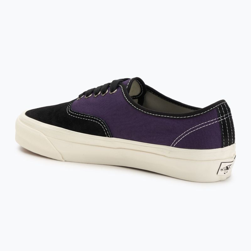 Vans LX Authentic Reissue 44 black toe/grape shoes 3