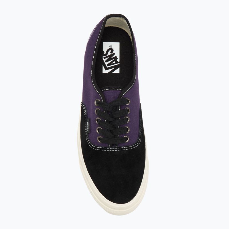 Vans LX Authentic Reissue 44 black toe/grape shoes 5