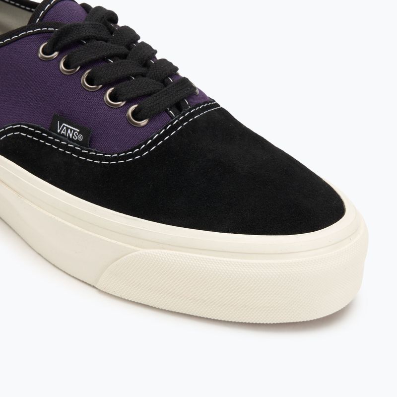 Vans LX Authentic Reissue 44 black toe/grape shoes 7