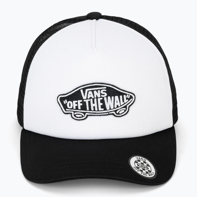 Vans Classic Patch Curved Bill Trucker children's baseball cap black/white 2