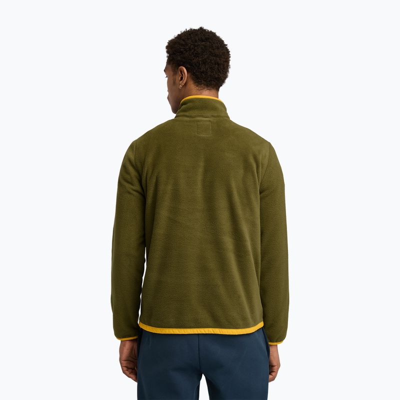 Men's Timberland Polar 1/4 Zip Fleece sweatshirt dark olive 2