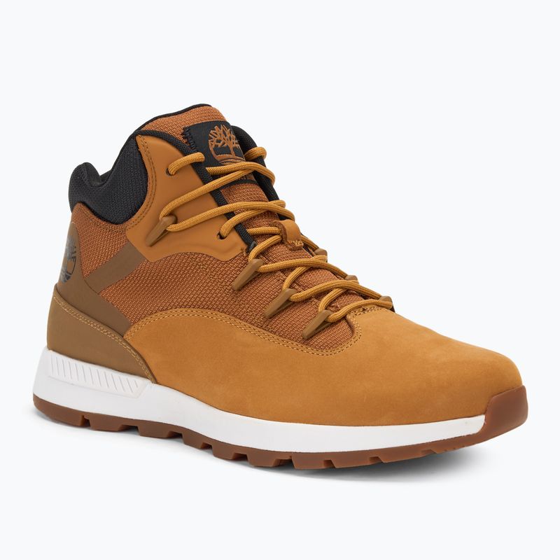 Timberland men's Sprint Trekker Mid Lace wheat nubuck boots