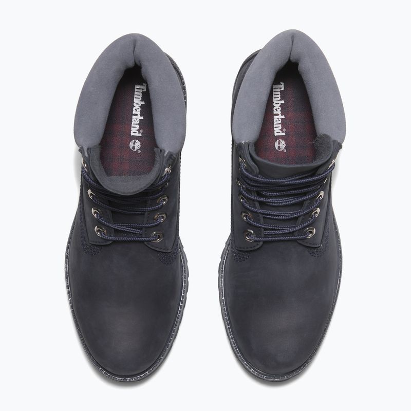 Men's Timberland Premium 6 In Lace navy nubuck shoes 7