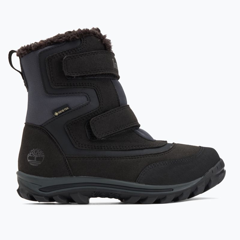 Timberland Chillberg 2-Strap Gore-Tex jet black children's snow boots 2