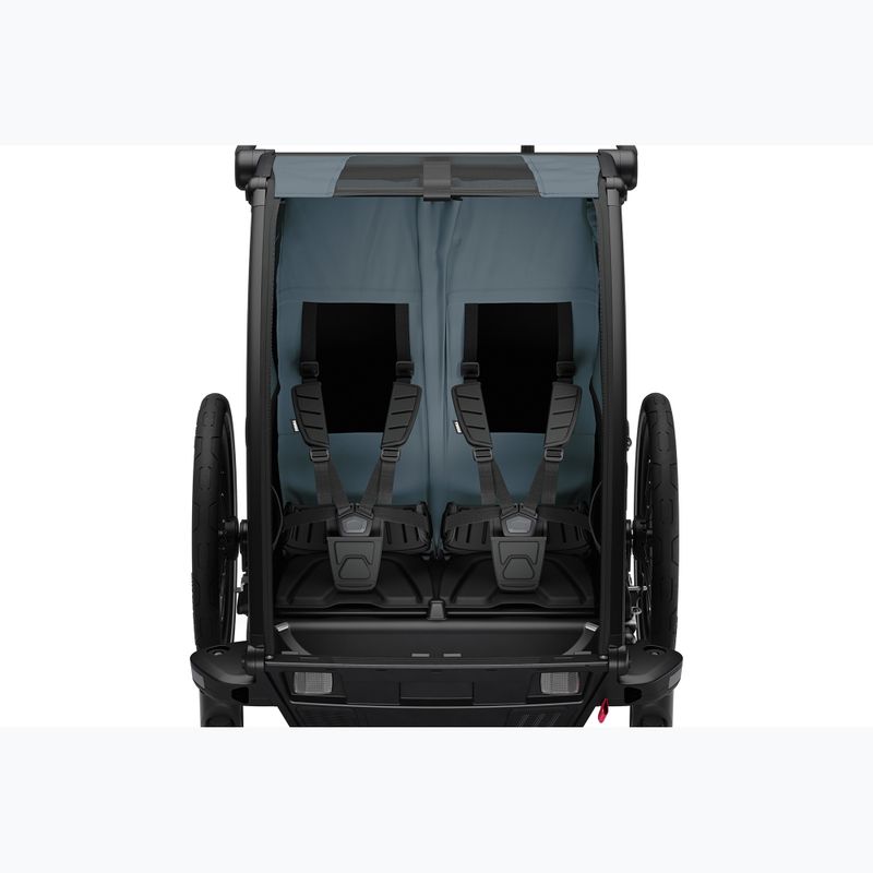 Thule Chariot Cab dark slate double bike trailer 5