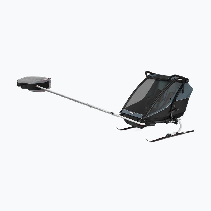 Thule Chariot Cab dark slate double bike trailer 11