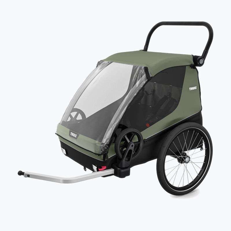 Bike trailer Thule Courier vintage green 3
