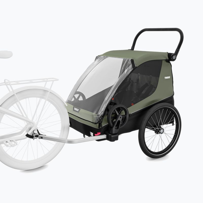 Bike trailer Thule Courier vintage green 4