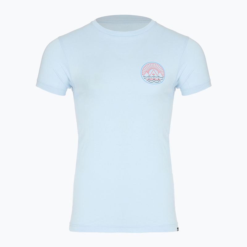 Quiksilver men's Summit Sunset blue/red combo t-shirt