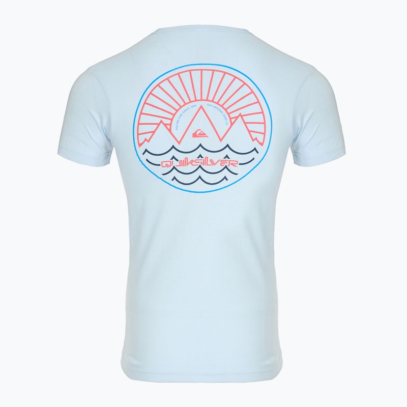 Quiksilver men's Summit Sunset blue/red combo t-shirt 2