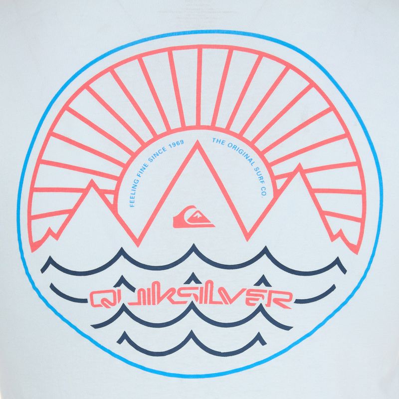 Quiksilver men's Summit Sunset blue/red combo t-shirt 3