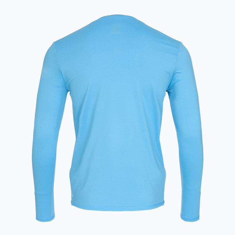Men's Quiksilver Heritage Heather azure blue swim longsleeve 2
