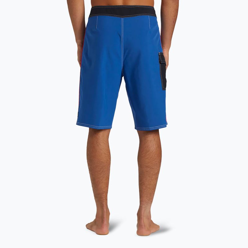Quiksilver men's Saturn Solid 21" Monaco Blue swim shorts 3