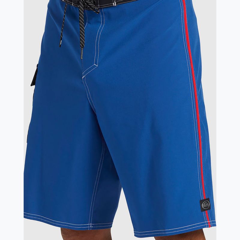 Quiksilver men's Saturn Solid 21" Monaco Blue swim shorts 5
